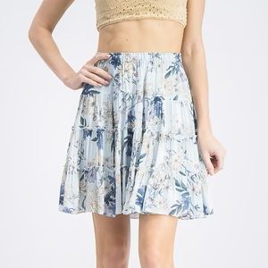 Beltaine Floral Tiered Skirt
